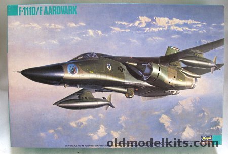 Hasegawa 1/72 F-111D/F Aardvark - Commander's Aircraft 48th TFW / 523 TFS 27 TFW / Commander's Aircraft 366 TFW - (F-111), K34 plastic model kit